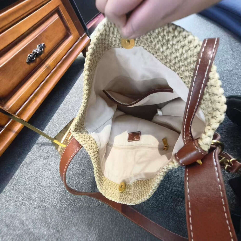 Summer Woven Stylish Small Square Simple Niche Shoulder Trendy Women's Fashion Versatile Casual Bag B5