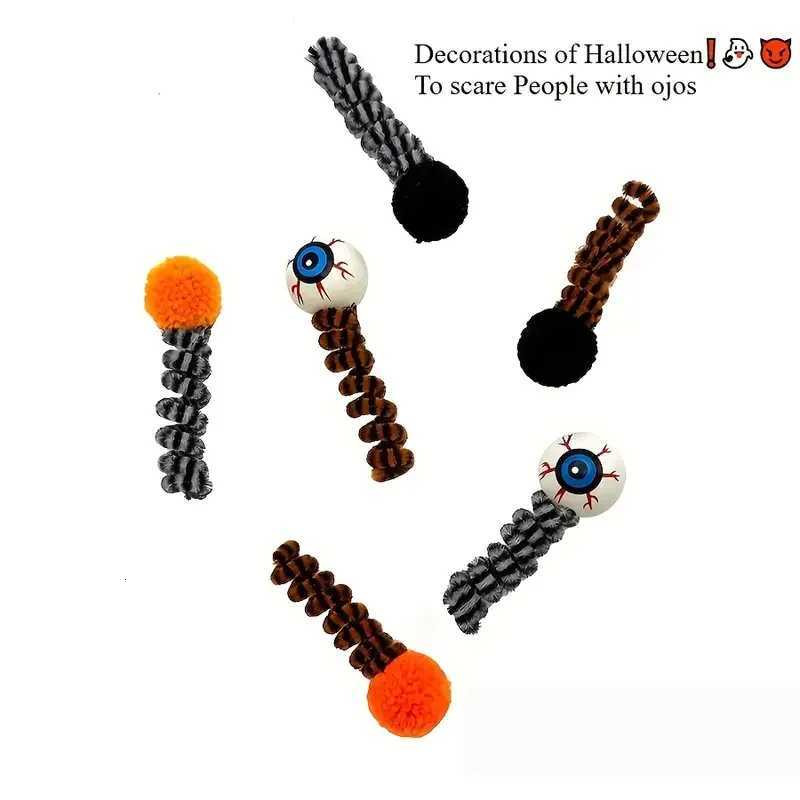 Halloween Cat Toy Eyeball Color Ball Design Attract Cats Attention Pet SelfEntertainment Spring Yarn Ball Toy for Cat Boredo X250918