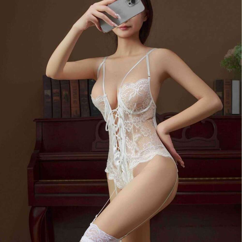Alluring Bodysuit Pure Desire Sexy Hot Temptation Women's Uniform Strap Set Underwire