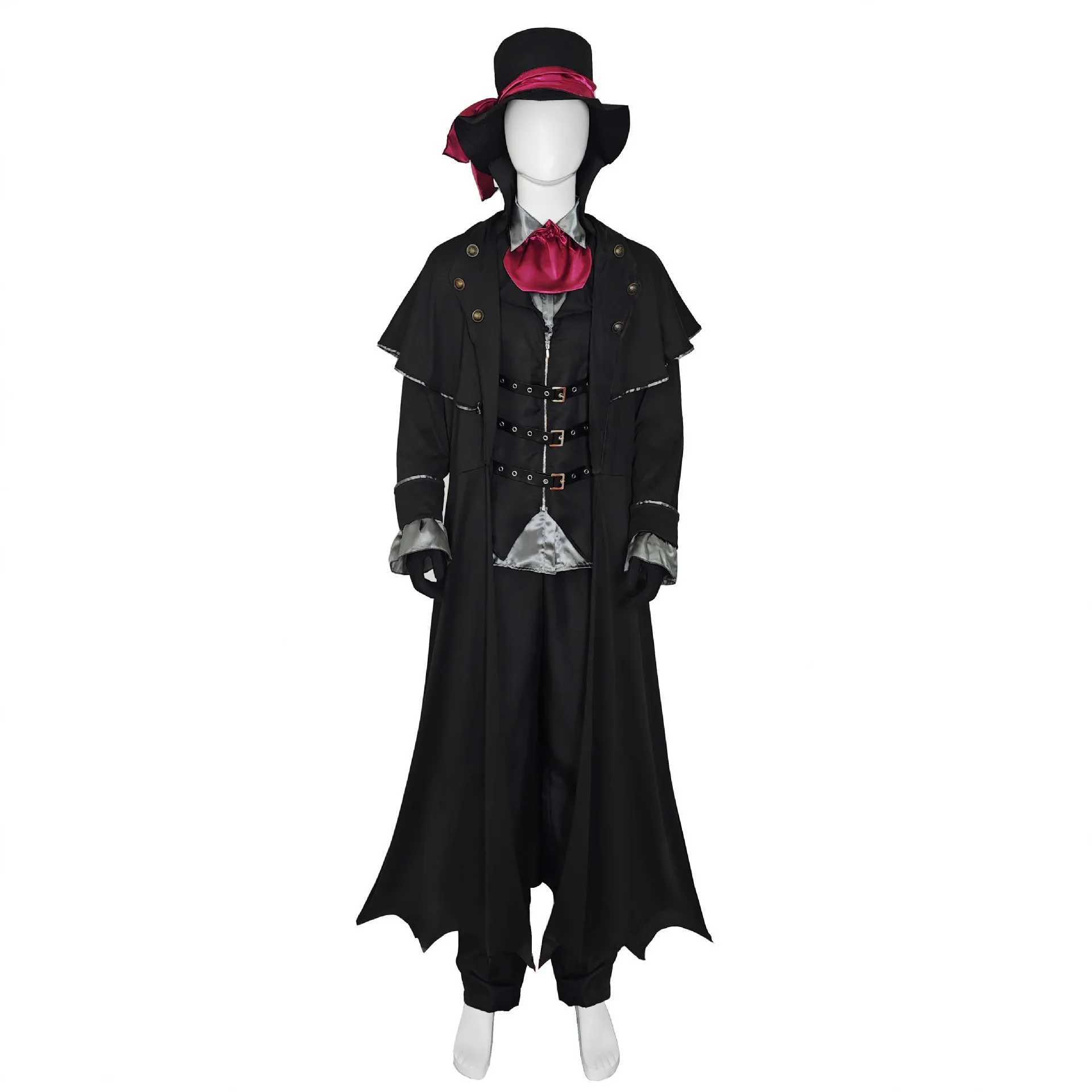 Halloween Adult Costume Vampire Outfit Cosplay Performance Costume Masquerade Male And Female Demon Performance Costume L250918