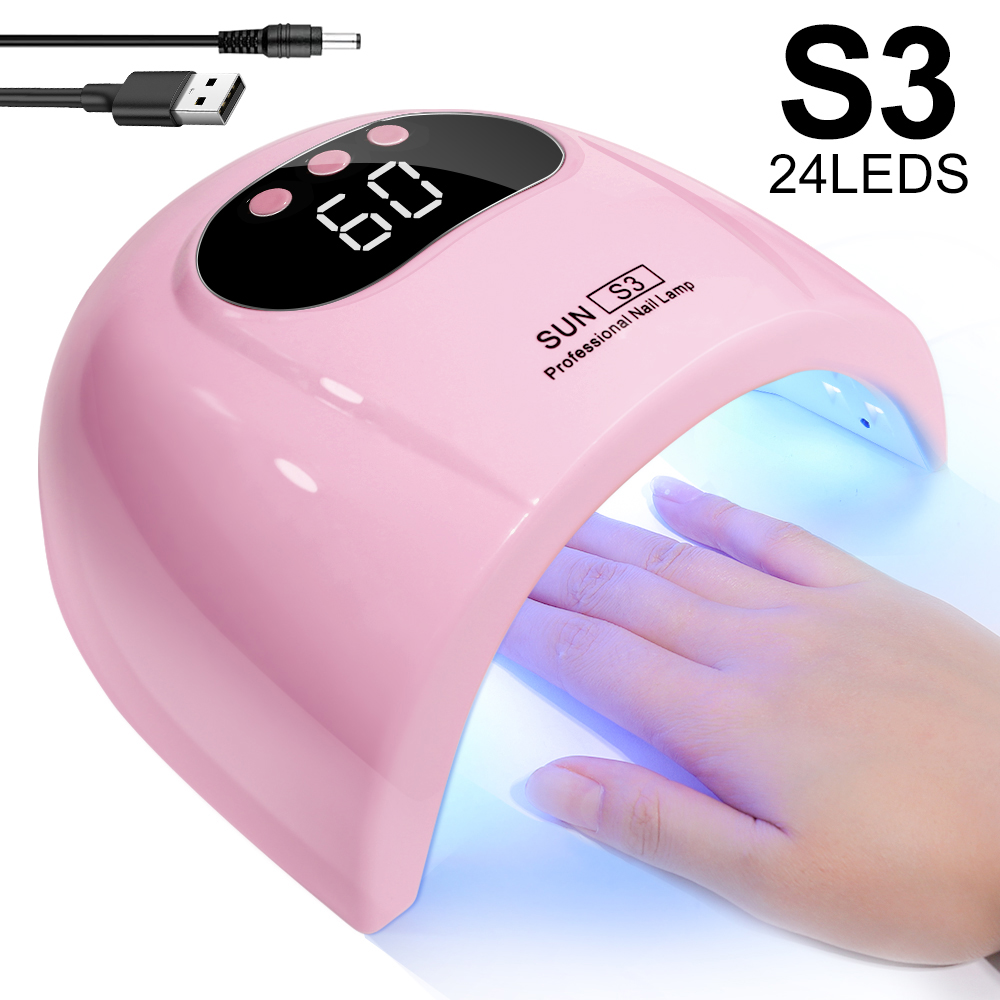 LCD Touchscreen Manicure Machine w/ Timer Settings - pink Color | MJD-S3 USB Power Supply
