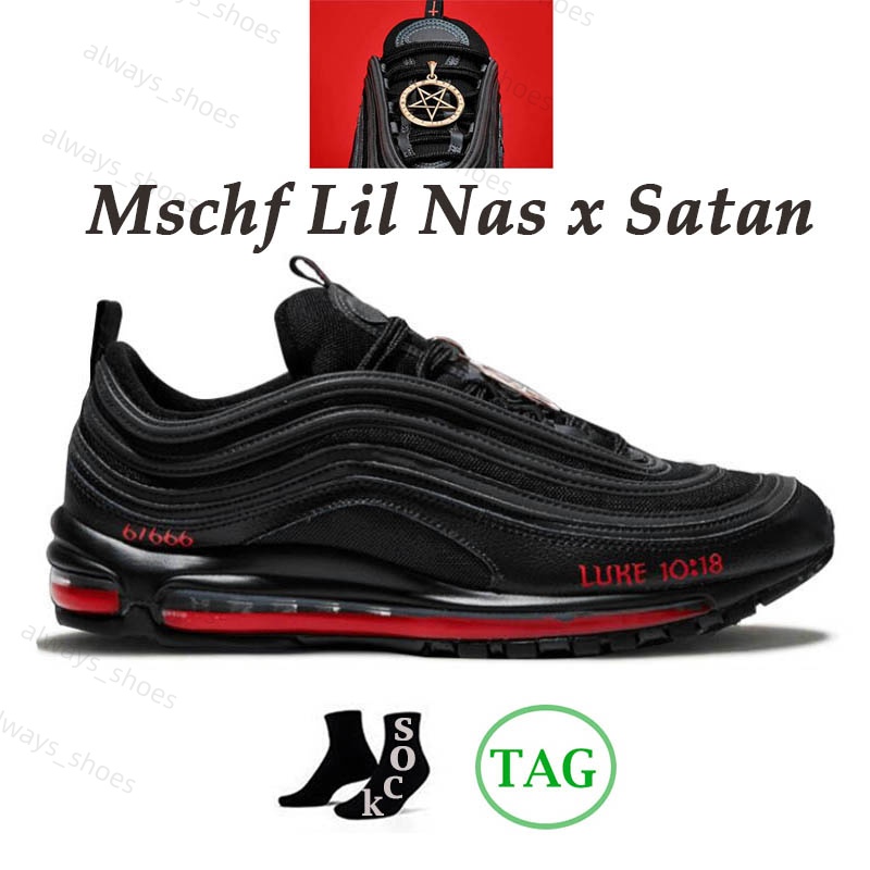 97 Men Women Running Shoes 97s Sneaker Triple Black White Silver Bleached Coral Iron Grey Metallic Gold Sail Sesame Bone Blueberry Mens Trainers Sports 36-45 19