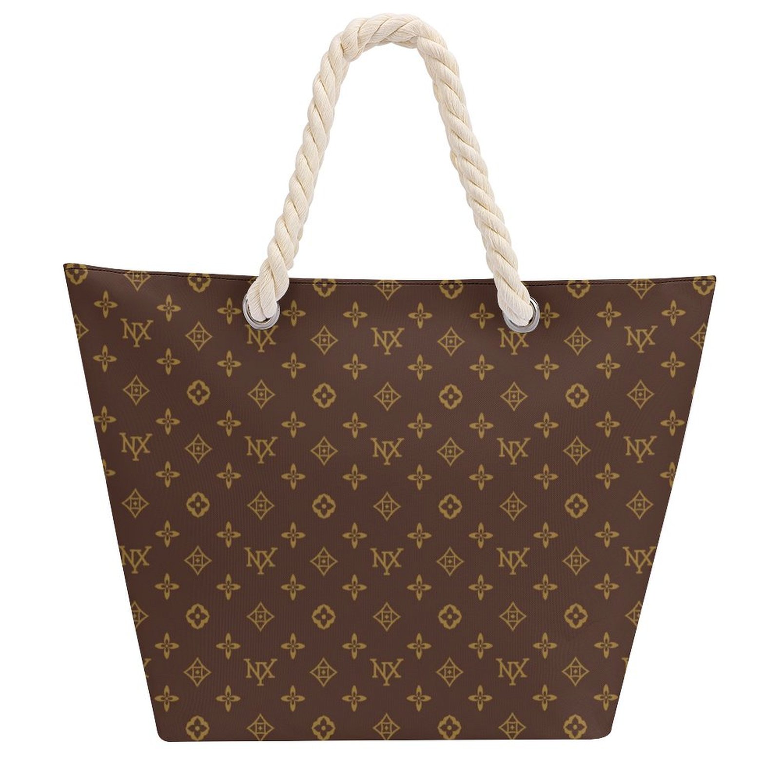 NXY High quality Hemp rope tote bag ladies new Denim luxury bag Shopping bag womens luxurys fashion classic large capacity brown flower totes bags wit