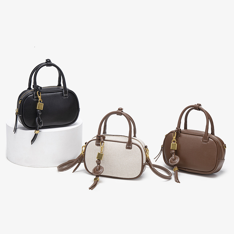 New Women s Shoulder Bag design Niche Color Blocked Handheld Fashionable Canvas Small Square Bag Autumn New Designer Bag Women s Crossbody Bag