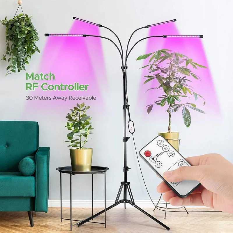 Plant Full Spectrum Timer Four Heads5Head Plant Growth Light Aquarium Fish Tank Landscaping Seedling Supplementary LightLED C250919