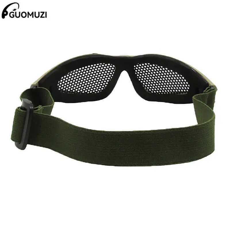 Tactical Paintball Goggles Eyewear Steel Wire Mesh Airsoft Net Glasses Eye Goggle Shock Resistance Eye Game Protector J250919