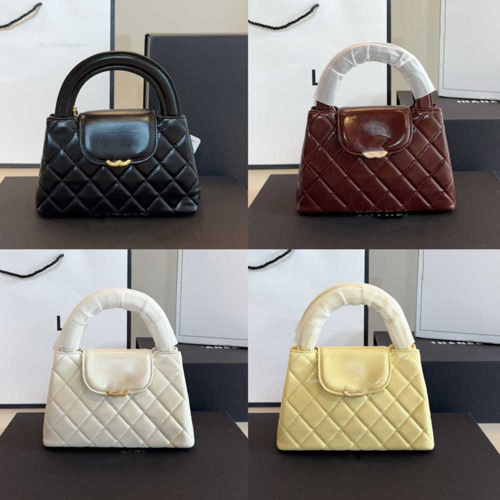 Designer Shoulder Mirror Quality Kel Handbag designers bag Mini tote Bags Genuine Leather Quilted Handbag Womens Chain Crossbody Bag CC Purse