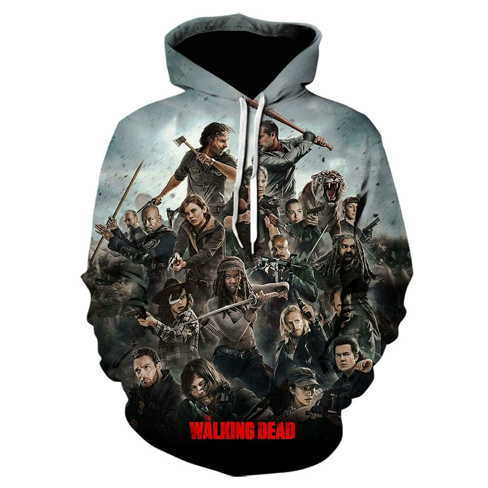 The Walking Dead 3D Printed Hoodie Men’s/Women’s Fashion Casual Sweatshirt