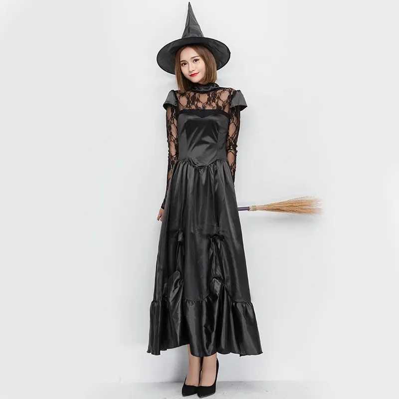 Witch Costume Cosplay Women Dress Halloween Carnival Purim Costume For Adult Performance Party Clothing L250918