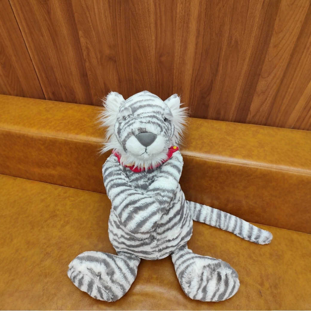 Movies & TV Plush toy jc UK Sasha Snow Tiger Jelly Tiger Plush Doll Comfort Toy Gift for Friends