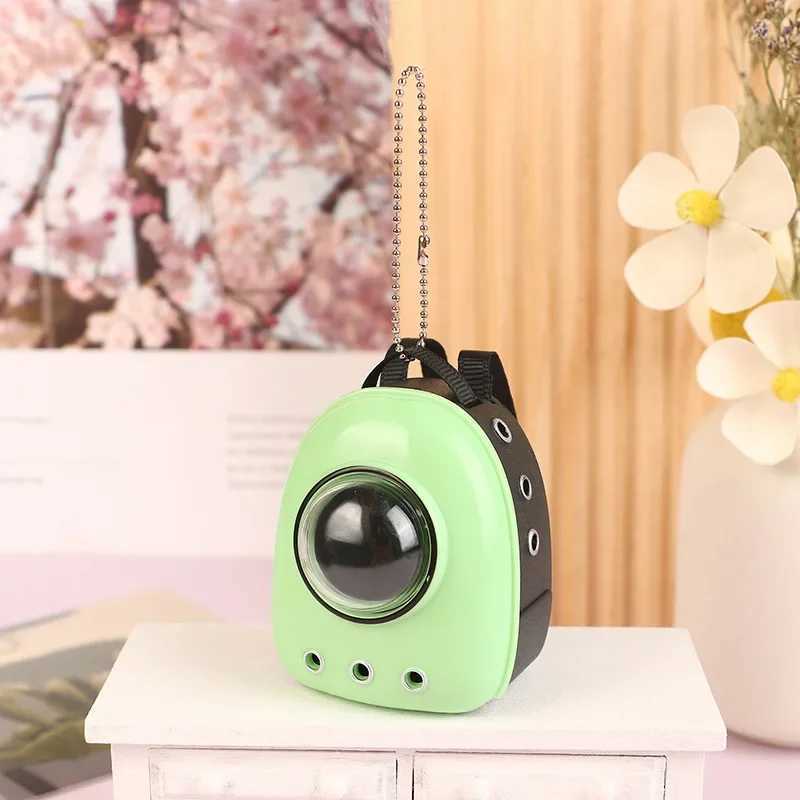 HOT Cute For Labubu Doll Canvas Backpack Simulation Pet Bag for 1517cm Dolls Cute Doll Accessories C250919