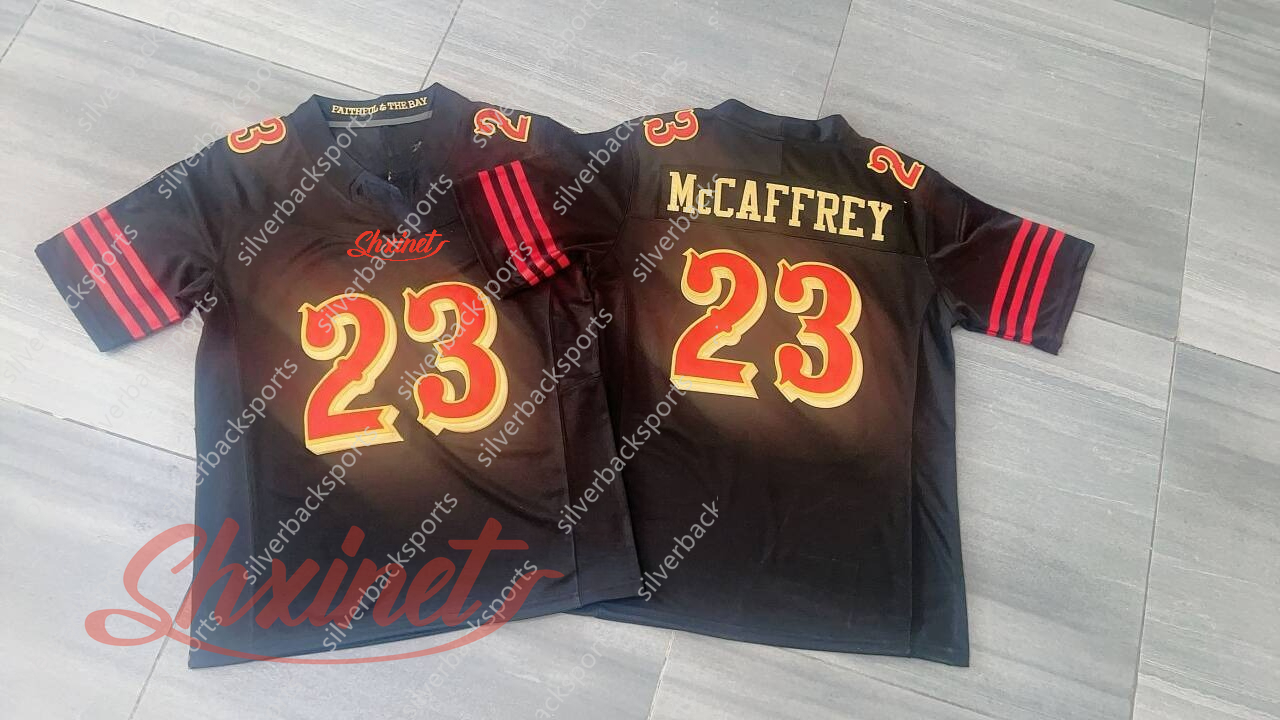 Personalized Custom Football 2025 Rivalries Jersey Christian McCaffrey Brock Purdy Deebo Samuel Trey Lance Nick Bosa George Kittle Fred Warner Jerry R