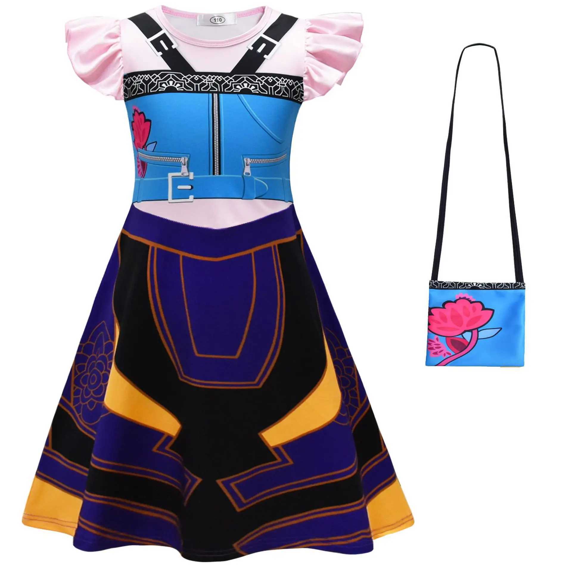 Kids KPop Demon Hunters Dress Clothes Cosplay Costume Girls Cartoon Rumi Dresses Children Casual Girl Dress Halloween Xmas Party L250918