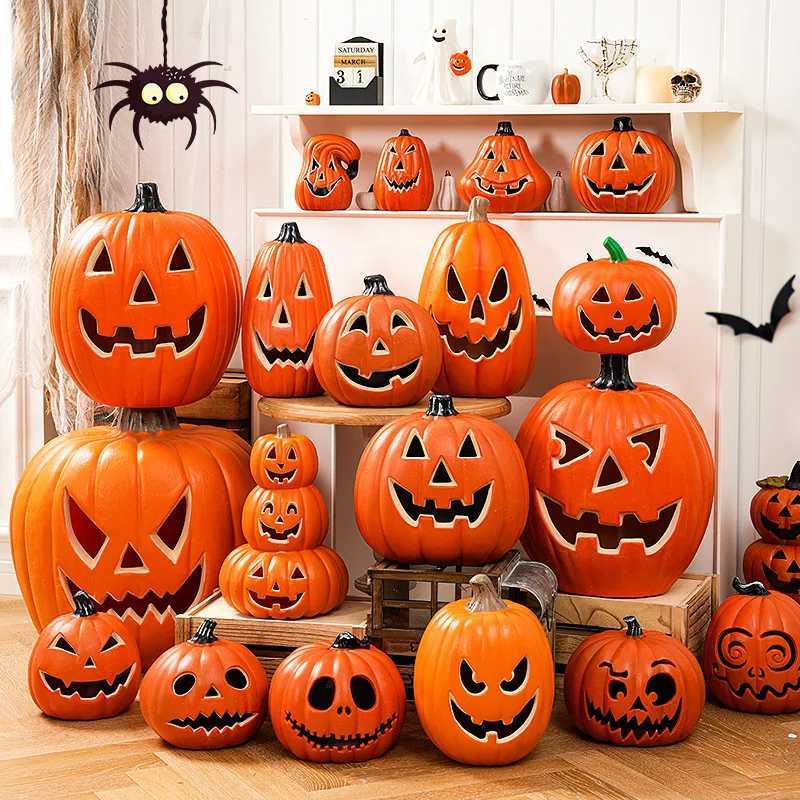 Pumpkins Lamp Halloween Decoration For Home Yard Garden Outdoor Decor Hallowen Horror House Skull Party Props Glow in The Dark C250919