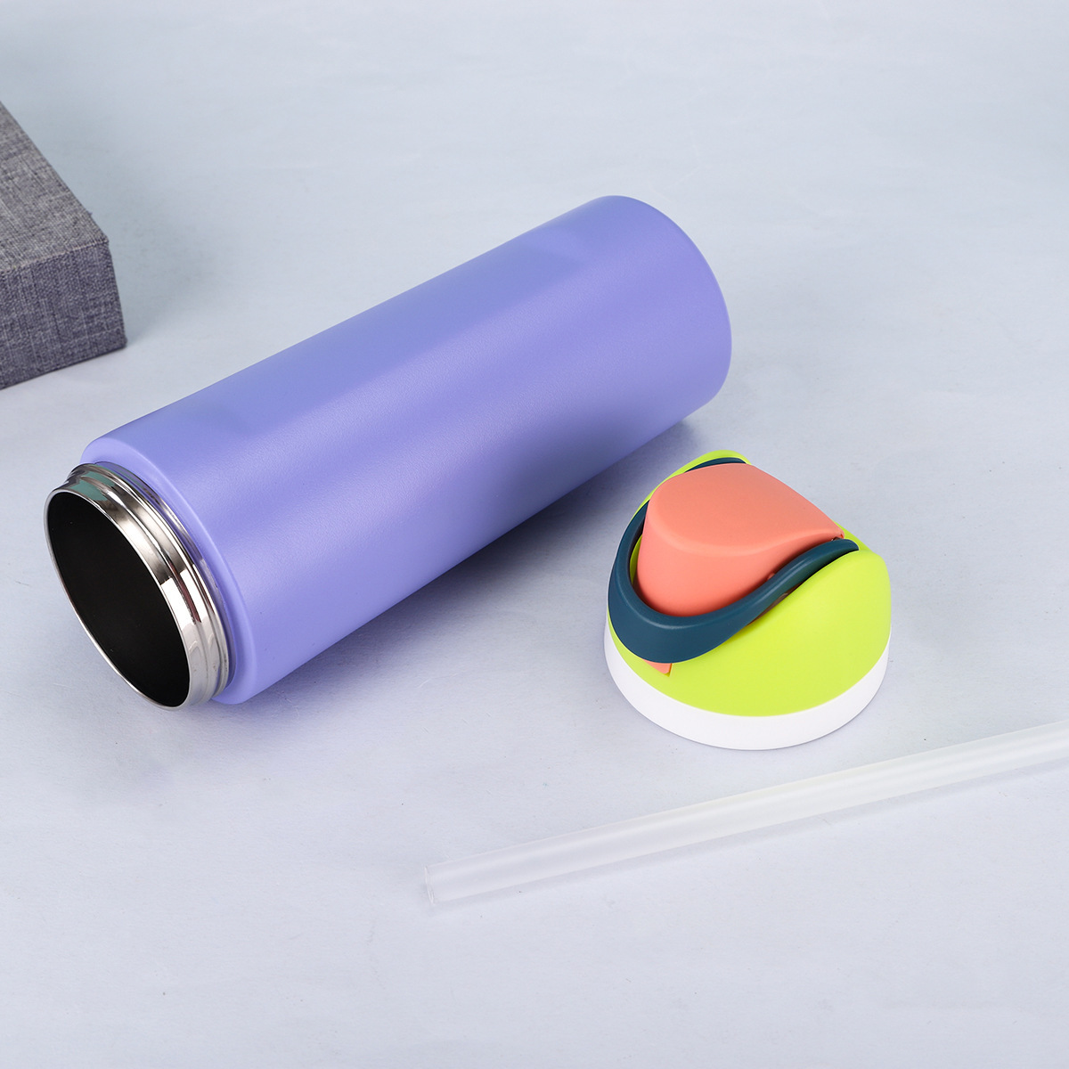 16oz 19oz 24oz 32oz Owala Tumblers Insulated Stainless Steel Water Bottle with Straw for Sports Travel Work and School Thermos Cup BPA-Free Sports Wat