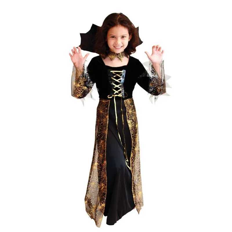 Kids Vampire Cosplay Costume Count Dracula Cosplay Boys Vampiress for Girls Purim Halloween Party Cosplay Fantasia Dress Up L250918