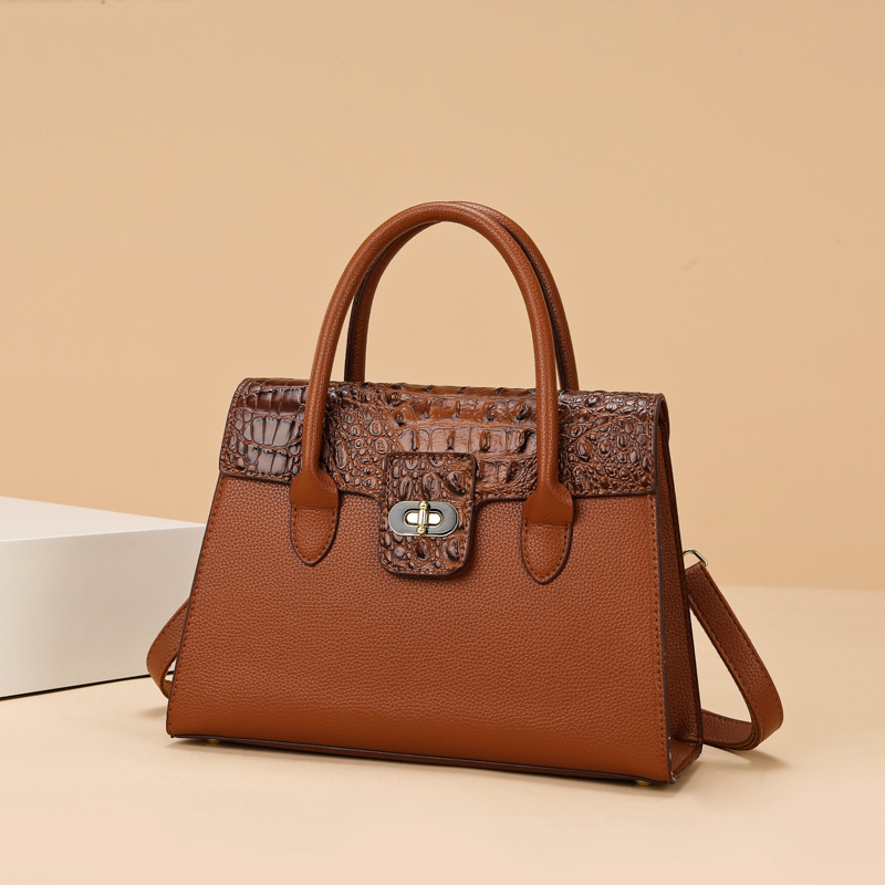 2025 Autumn Fashion and Leisure Large Capacity Handbag, College Student Crossbody Bag, Simple Daily Commuter, Advanced Multi functional Women's H