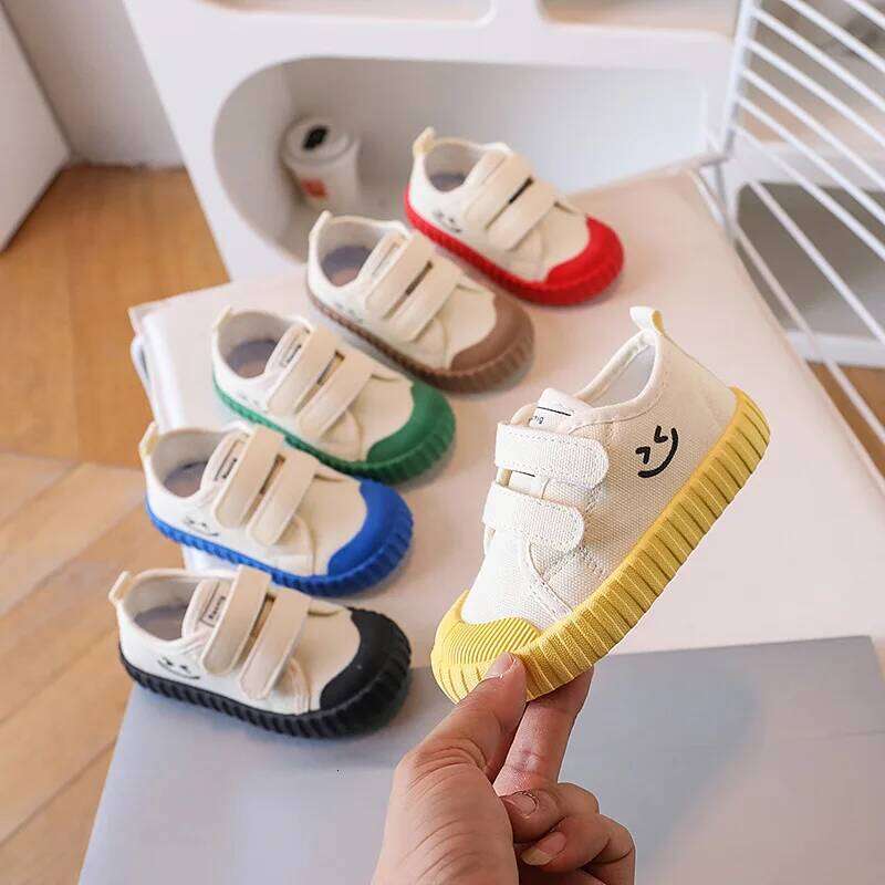 Children's Casual Baby Sneakers Breathable Soft Non-slip Comfortable Boys Girls Toddler Canvas Kids Shoes