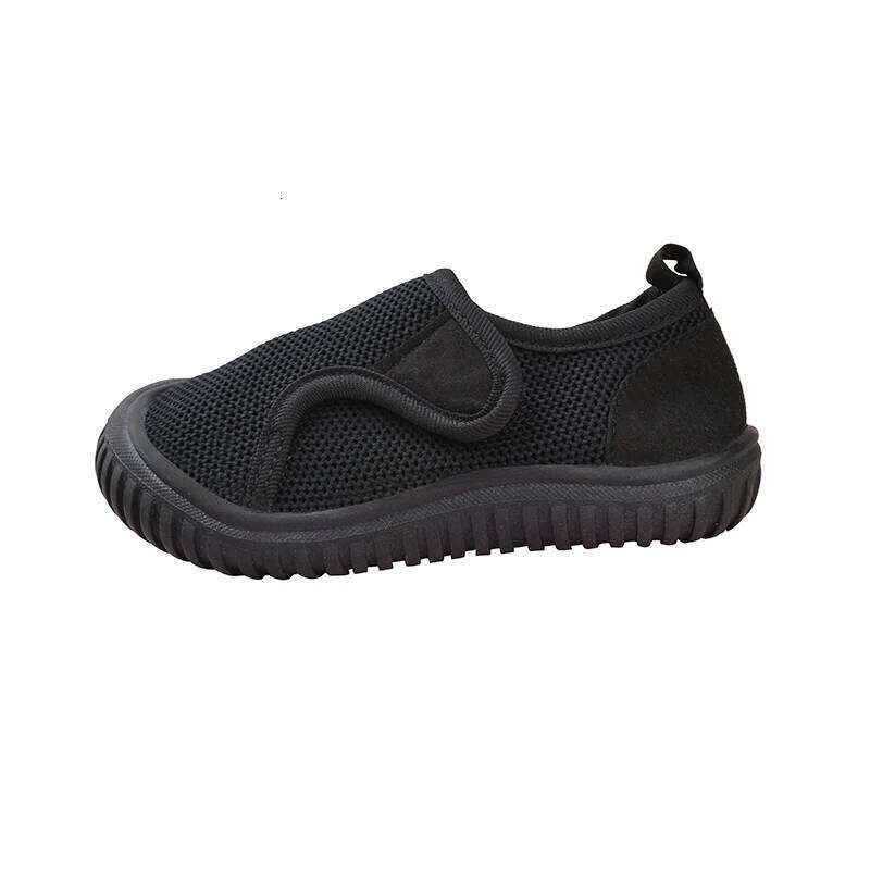Spring Autumn Kids Solid Colored Soft Bottom Net Shoes Middle and Small Children Outdoor Exercise Canvas E8095