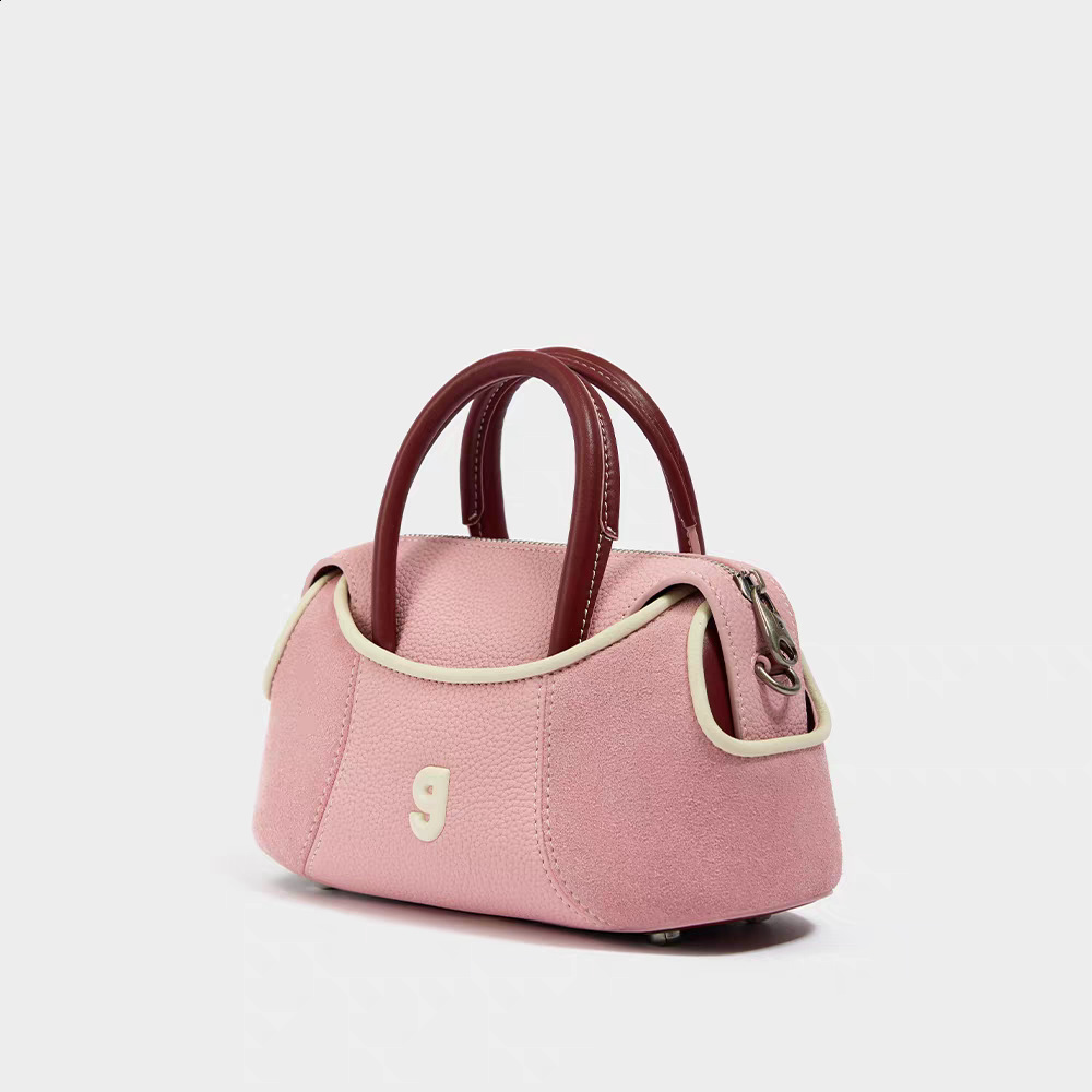 KUNOGIGI Boston Bag Crossbody Small Crowd Womens Handbag 240322