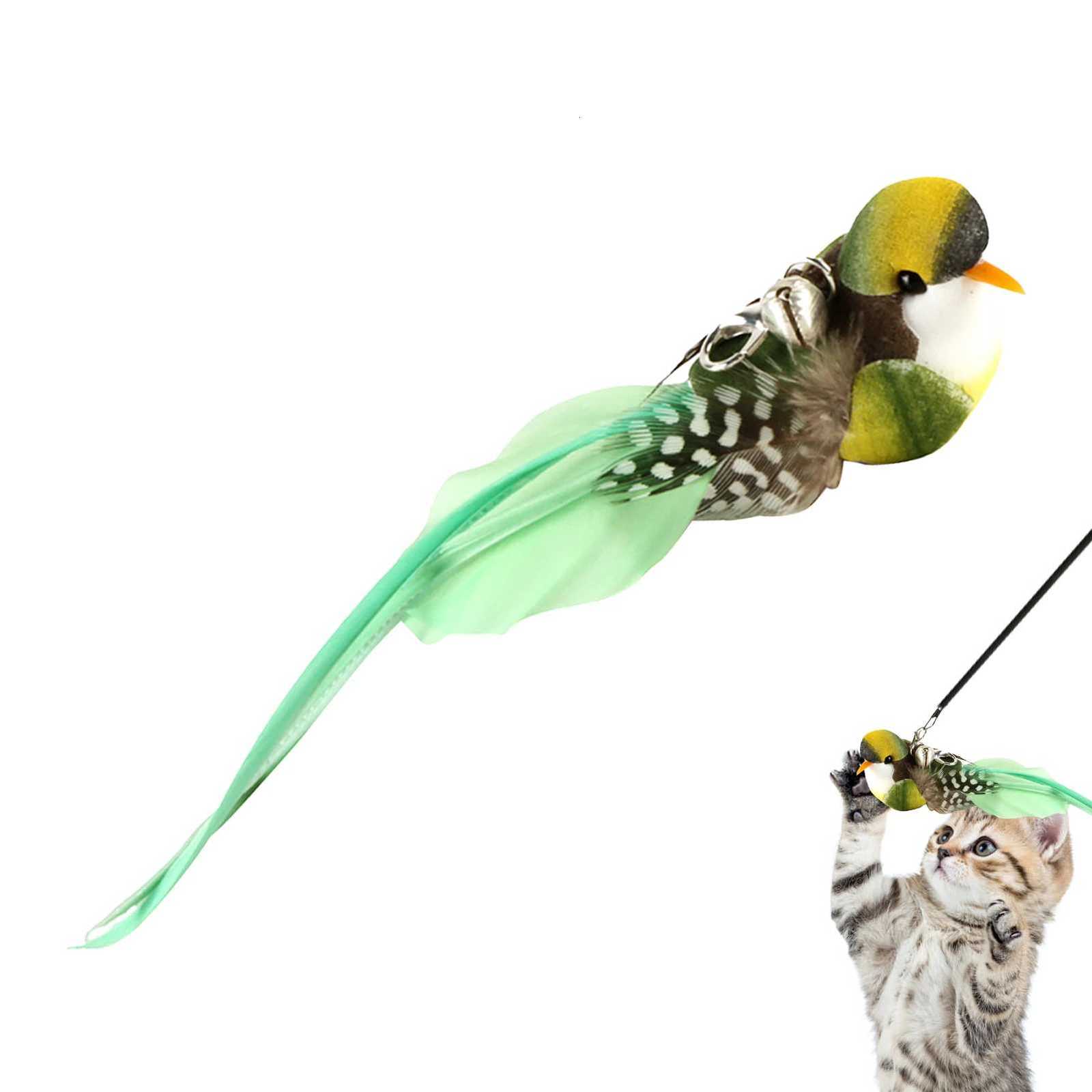 Replacement Head For Funny Cat Stick Toy Various Kinds Cats Rod Feather Birds Teaser Kitten Toy For Pet Supplies X250918