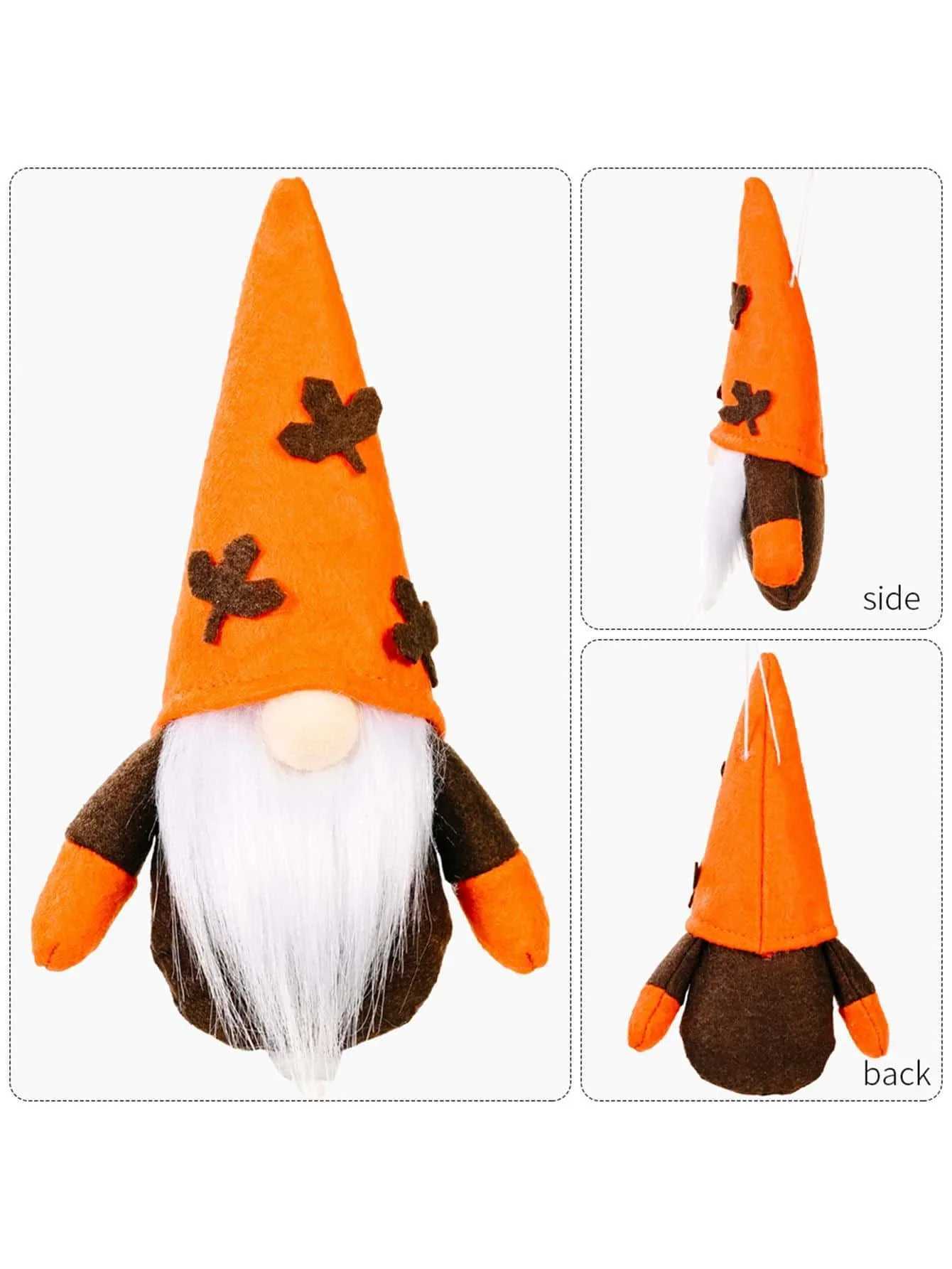 1pc Harvest Festival Autumn Pumpkin Maple Leaf Pendant Decoration Shopping Mall Home Thanksgiving Decoration Set C250919