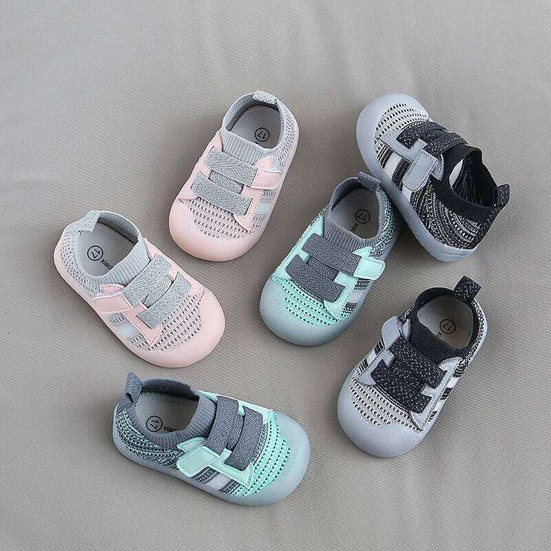 Children's Casual Mesh Breathable Boy Girls Soft Soles Anti-skid Walking Baby Sports Shoes