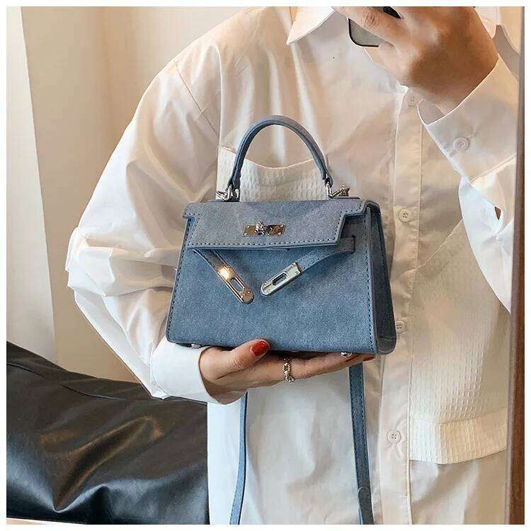 Women Small Vintage Classy Handheld Messenger Bag Shoulder Bag Ladies Crossbody Purse