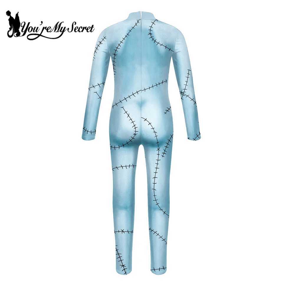 Youre My Secret The Nightmare Before Christmas Anime Cosplay Costume Halloween Sally Girl Printed Party Bodysuits L250918