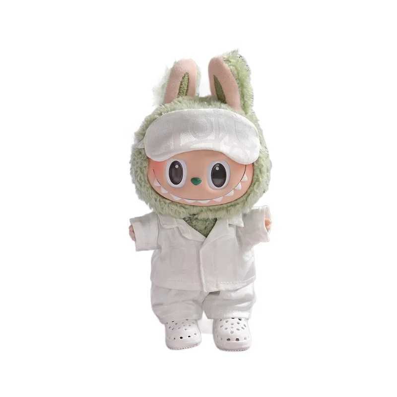 Clothes For Labubu 17cm Clothing The Monsters Dolls Vinyl Face Outfit Accessories DIY Kid Gift Cute Pajamas Set And Boots C250919