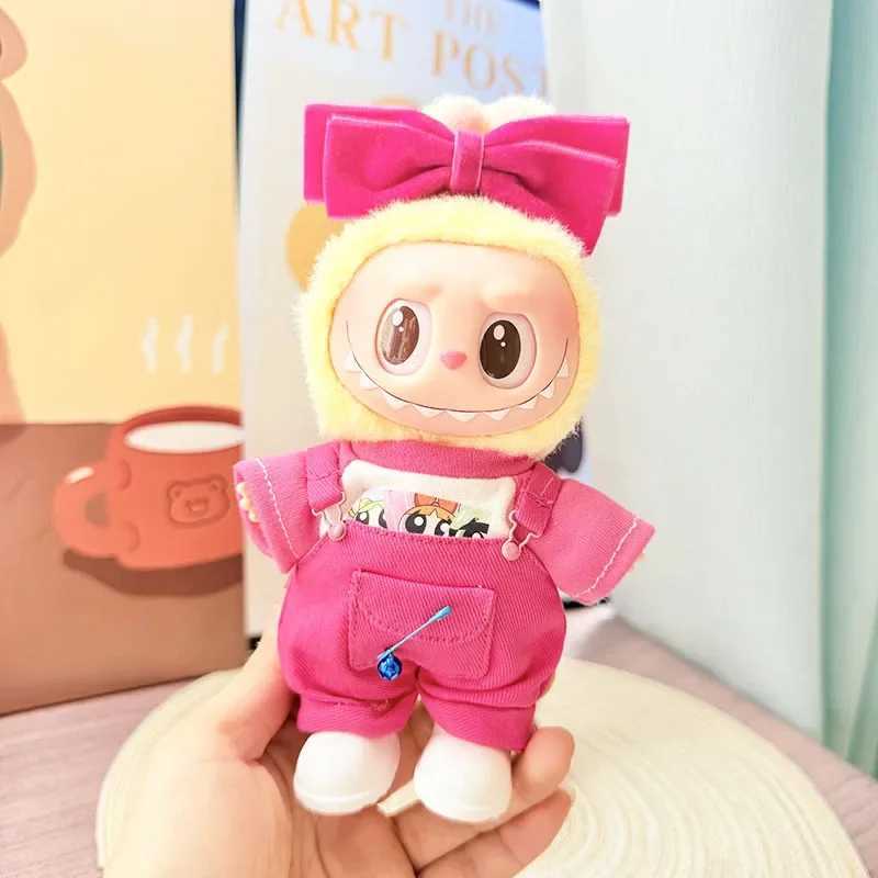 For Labubu Doll Clothes Police Set Summer Tshirt Labubu I II Idol Dolls 1517cm Clothes Sitting Party Accessories DIY Gifts C250919