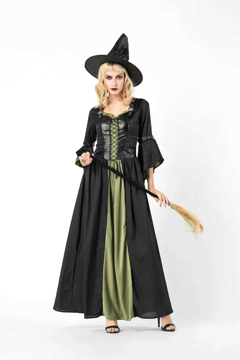 Halloween Witch Vampire Costumes for Women Adult Carnival Party Performance Drama Masquerade Clothing L250918
