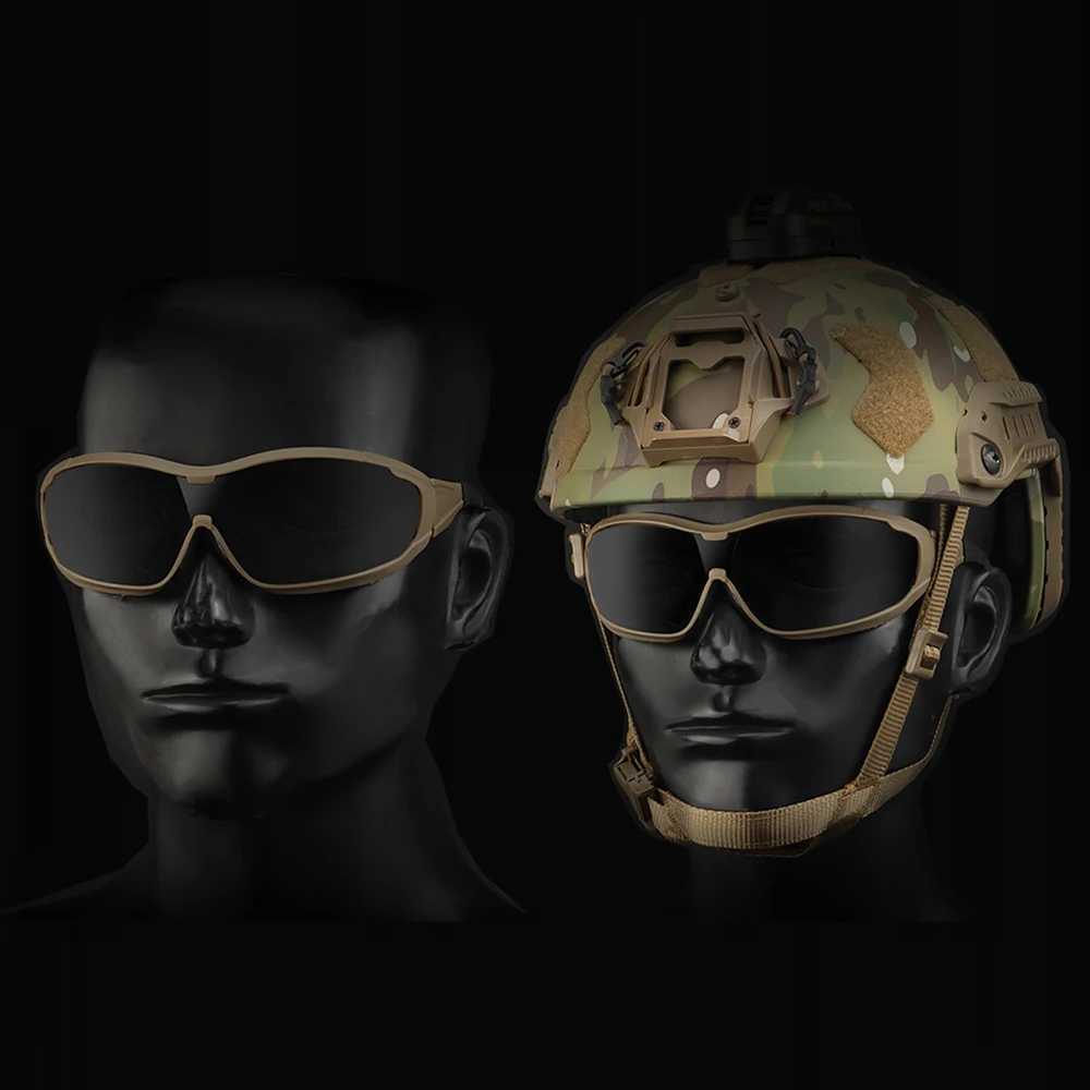 Tactical Polarized Glasses Sunglasses UV ns Original Box Men Hiking Motorcyc Eyewear Airsoft Shooting Protection Goggs Y250919