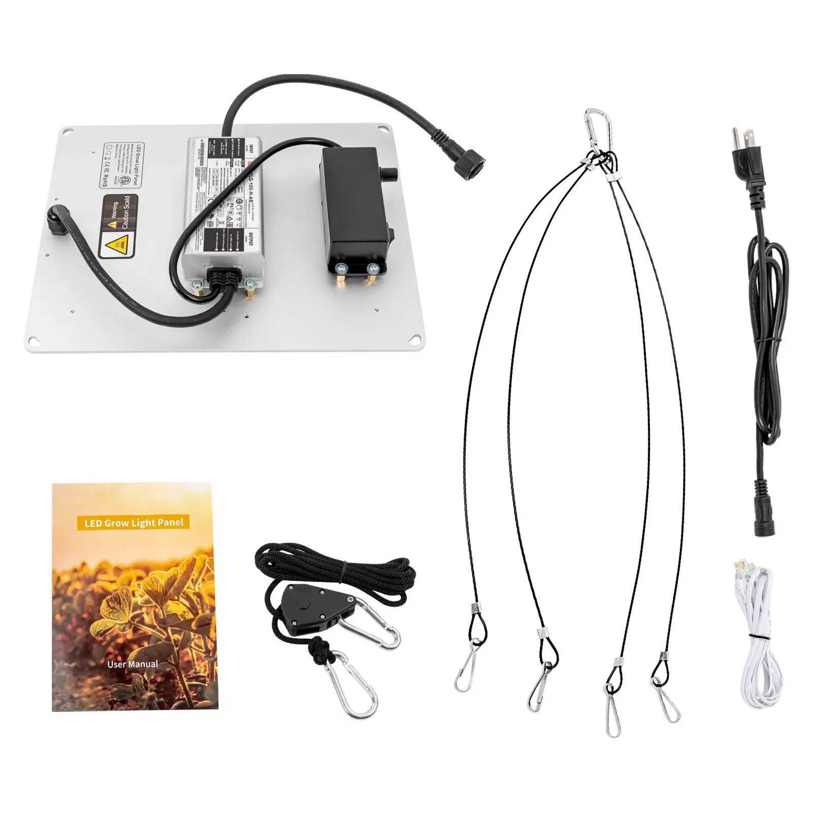 3x3 Ft Indoor Plant Growth Light Professional High Coverage Grow Light 110w Full Spectrum LED For Greenhouse Hydroponic C250919