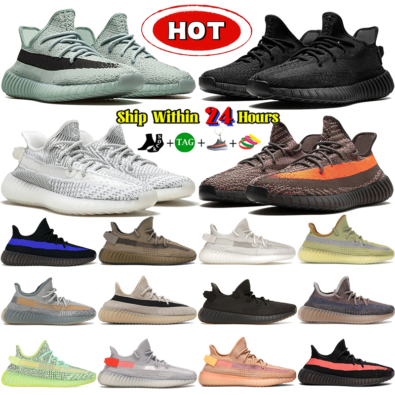 Mens designer running shoes onyx light bred black white steal grey beluga salt classic outdoor sneakers breathable low men women sports sneaker trainers size 36-48