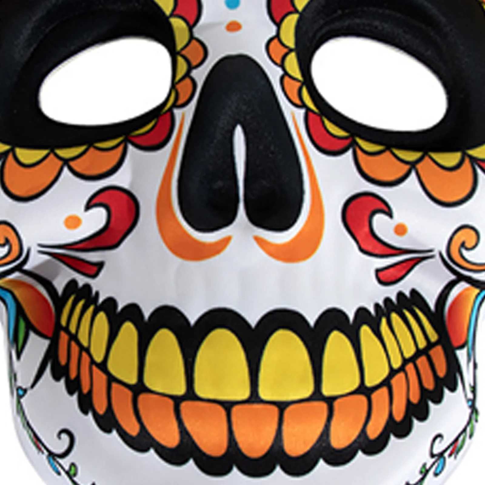 The Dead Day Masks Sugar Skull Full Face Mask for Halloween Costume Cosplay Mexican Masquerade Party Mask Festival Ghoulish Mask L250918