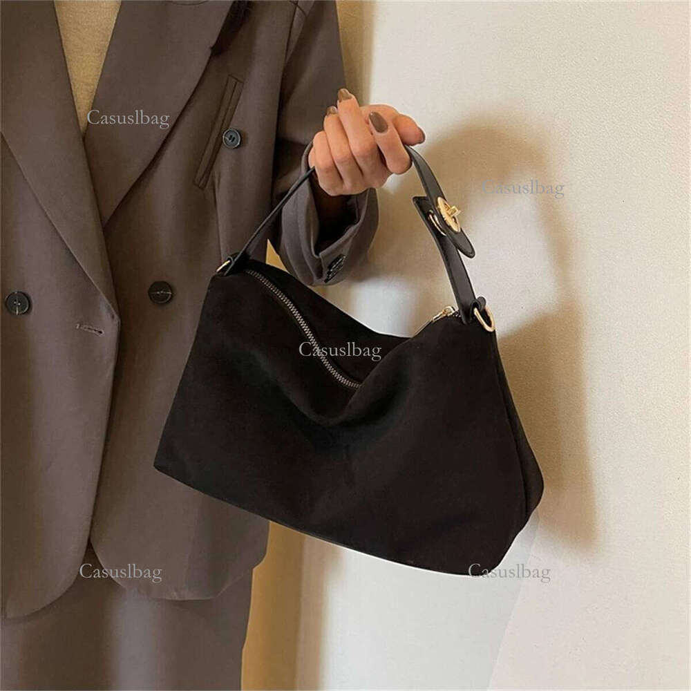 Zipper Solid Color High Capacity PU Shoulder Hot Sale Bags For Women Simple Fashion Tote Bolsas Femininas-A-Dh