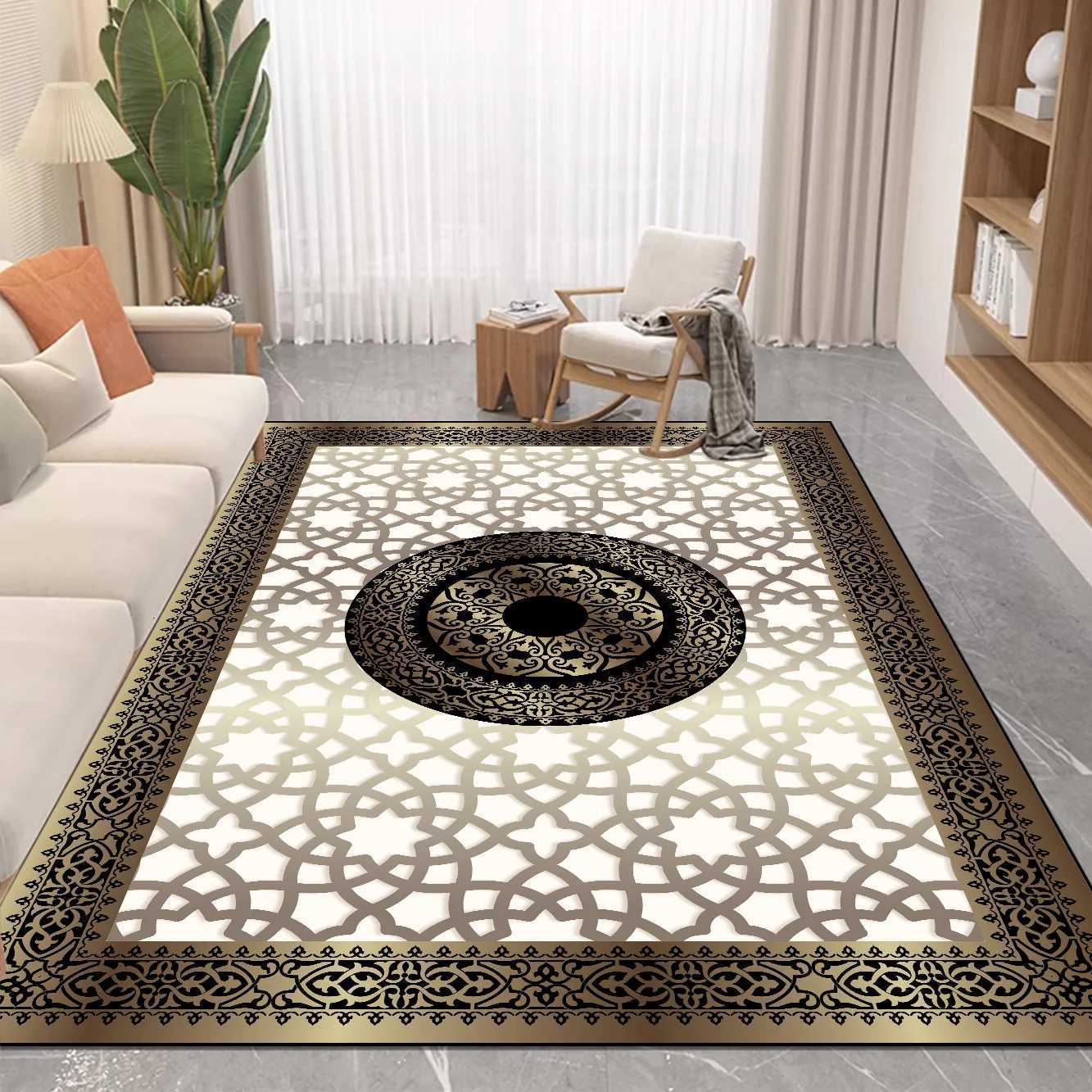 Nordic Luxury Style Carpet in The Living Ro Easy Clean Absorbent Soft Mat Antiskid Lounge Decor Rugs Big Size Ro Floor Mats C250919