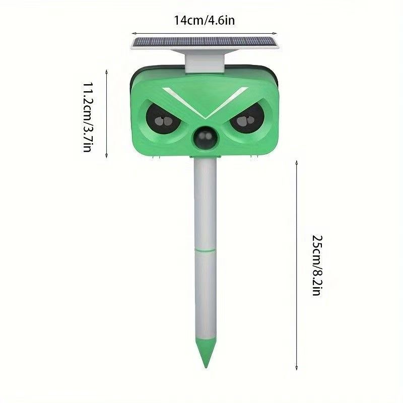 Anti-Bell Device for Dogs, Ultrasonic Dog Repellent, 3 Modes (Tone/Ultrasound/Flashlight), 10m Range, Rechargeable & Humane Dog Bell Stop Device for S