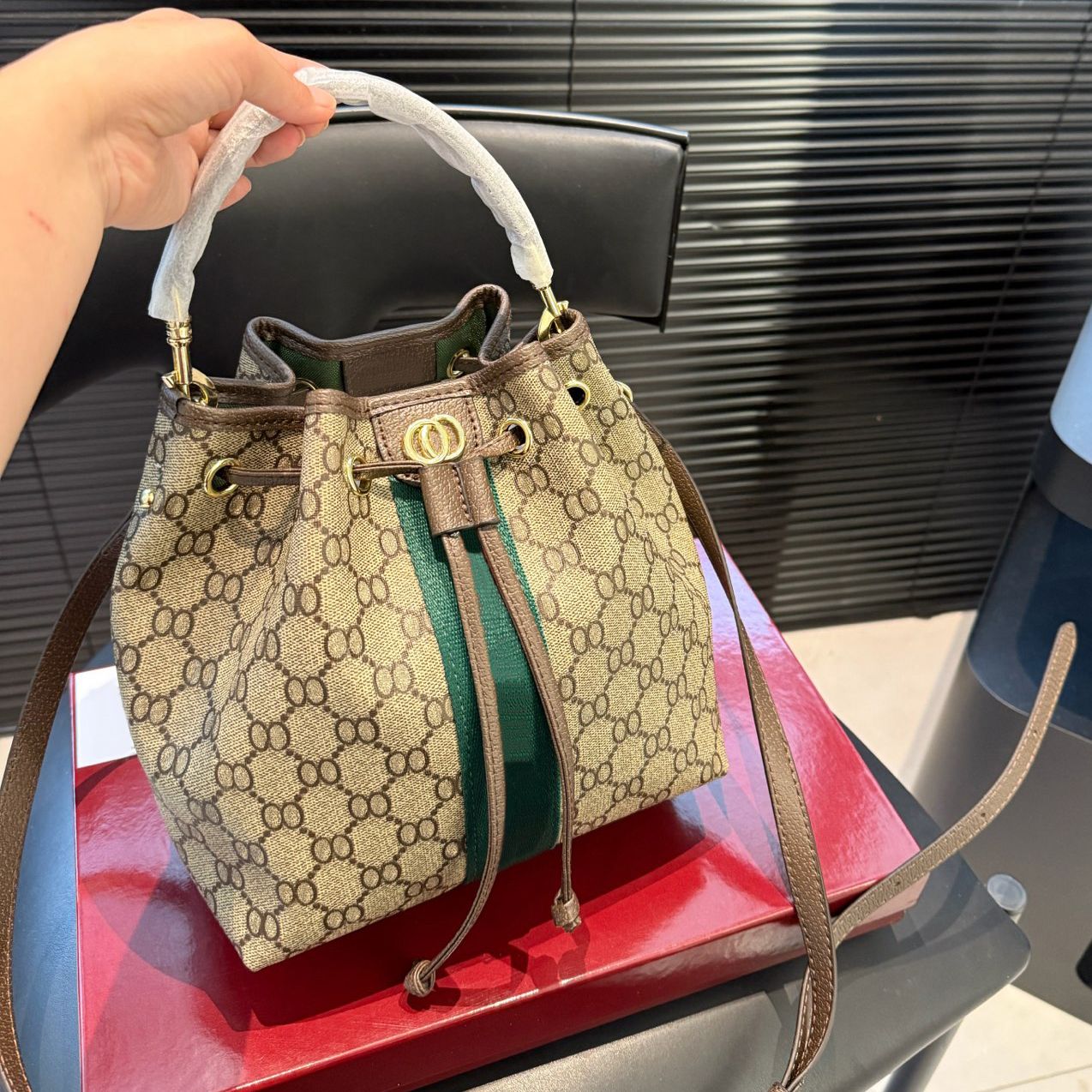 Tote Bag Designer Bag Luxury Bag Shoulder Bag Wallet 0phidia Bag Women Classic emblem Handbag Ladies Designer Messenger Underarm Bag Lady Brown Purse