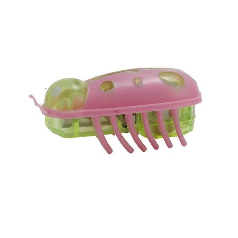 1PC Electric Bug Cat Toy Automatic Flip Battery Operated Pet Dog Beetle Playing Interactive Toy Interactive Cat Toy Pet Supplies X250918