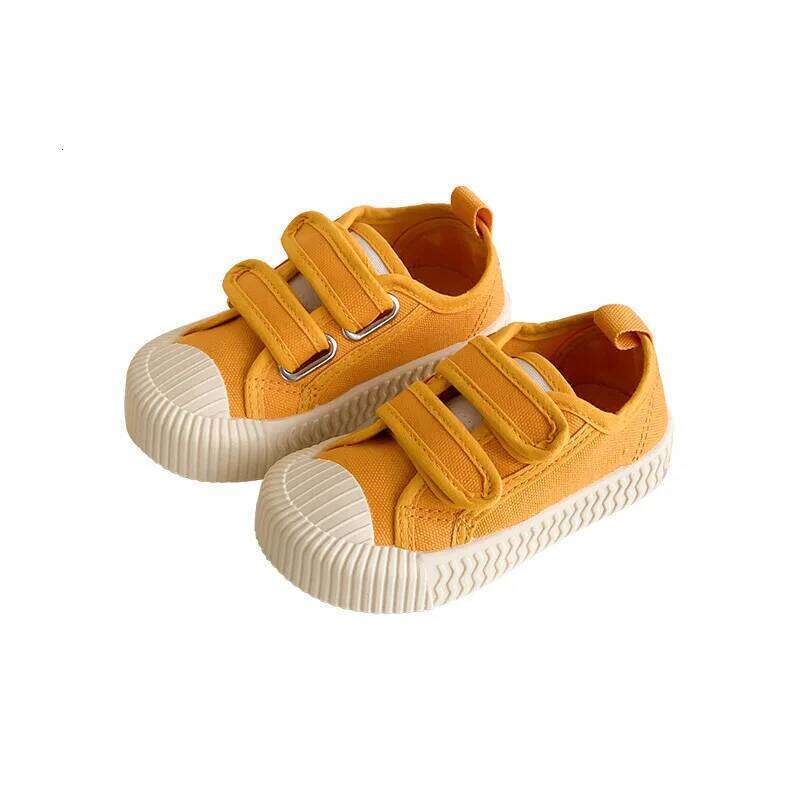 Children Canvas for Boys Girls Spring Autumn Hook and Loop Soft Bottom Breathable Toddler Baby Biscuit Shoes
