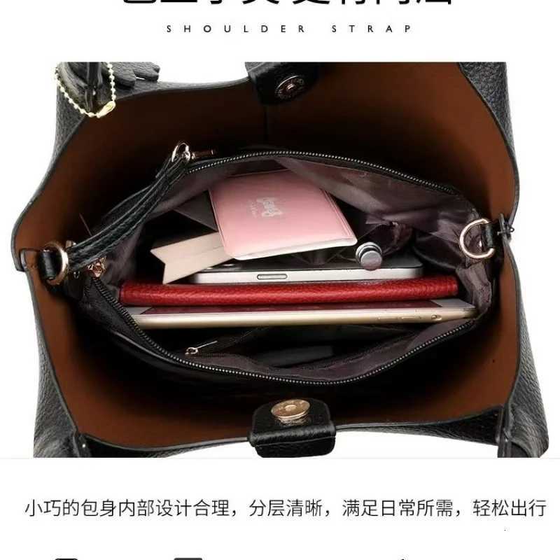 2025 French Handbag Highend Leather Womens Small Womens Bag New Versatile Tote Soft Leather Foreign Gas Oblique Span BagXJ250918
