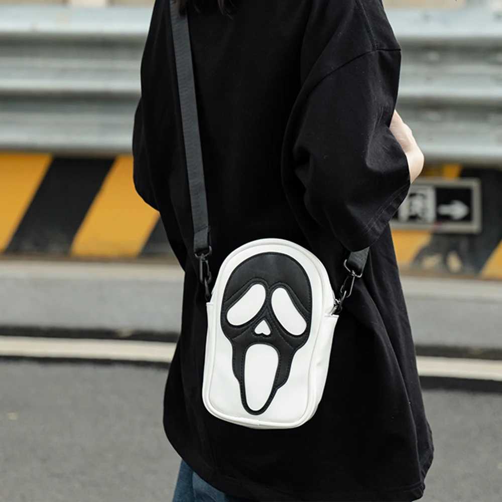 Small and Unique Personality Ghost Funny Bag Cute Crossbody Bag Ins Korean Version Original Fashion Trend Cartoon Phone BagXJ250918