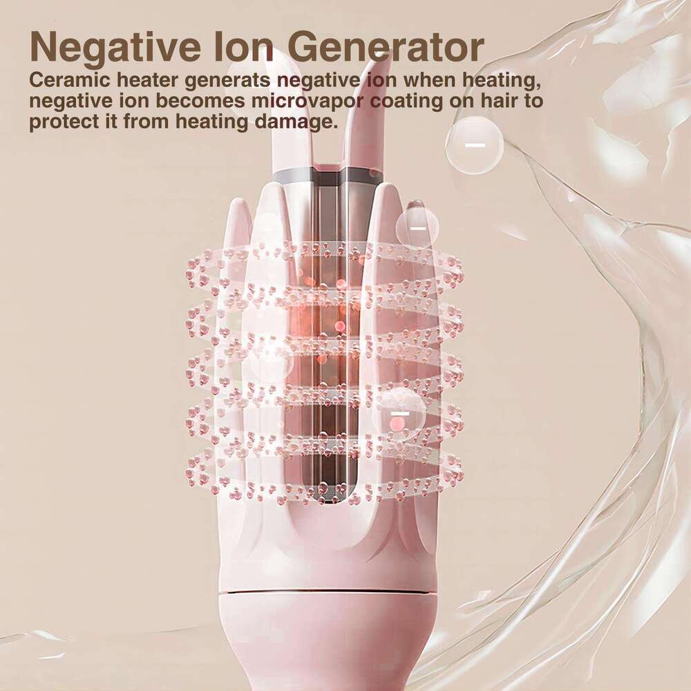 889 curling iron, 28 mm barrel, 4 temperature modes, negative ion generator, smart timer and sensor, automatic shut-off for safety