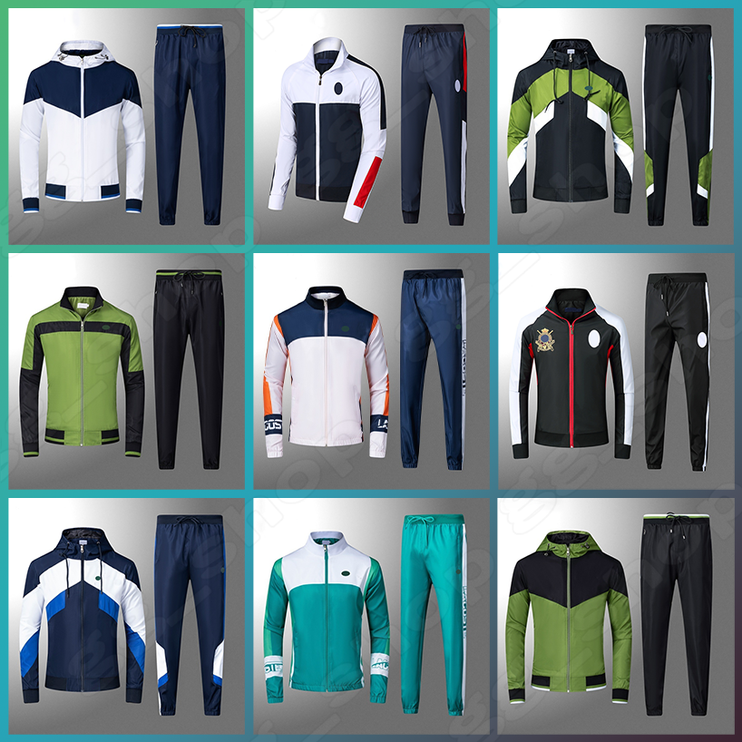 Designer Men's Tracksuits Outdoor Sports Suit For Autumn Winter Tracksuit Hooded Zipper Windproof Jacket Sweatpants set Jacket set