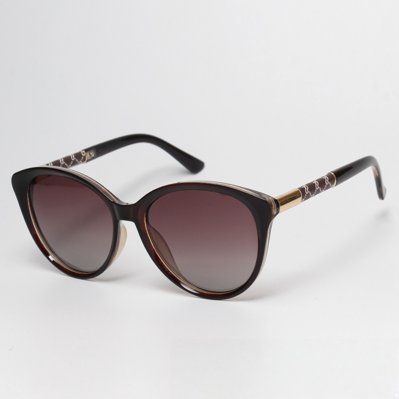 New cat's eye ladies polarized sunglasses sunscreen fashion backpack upscale