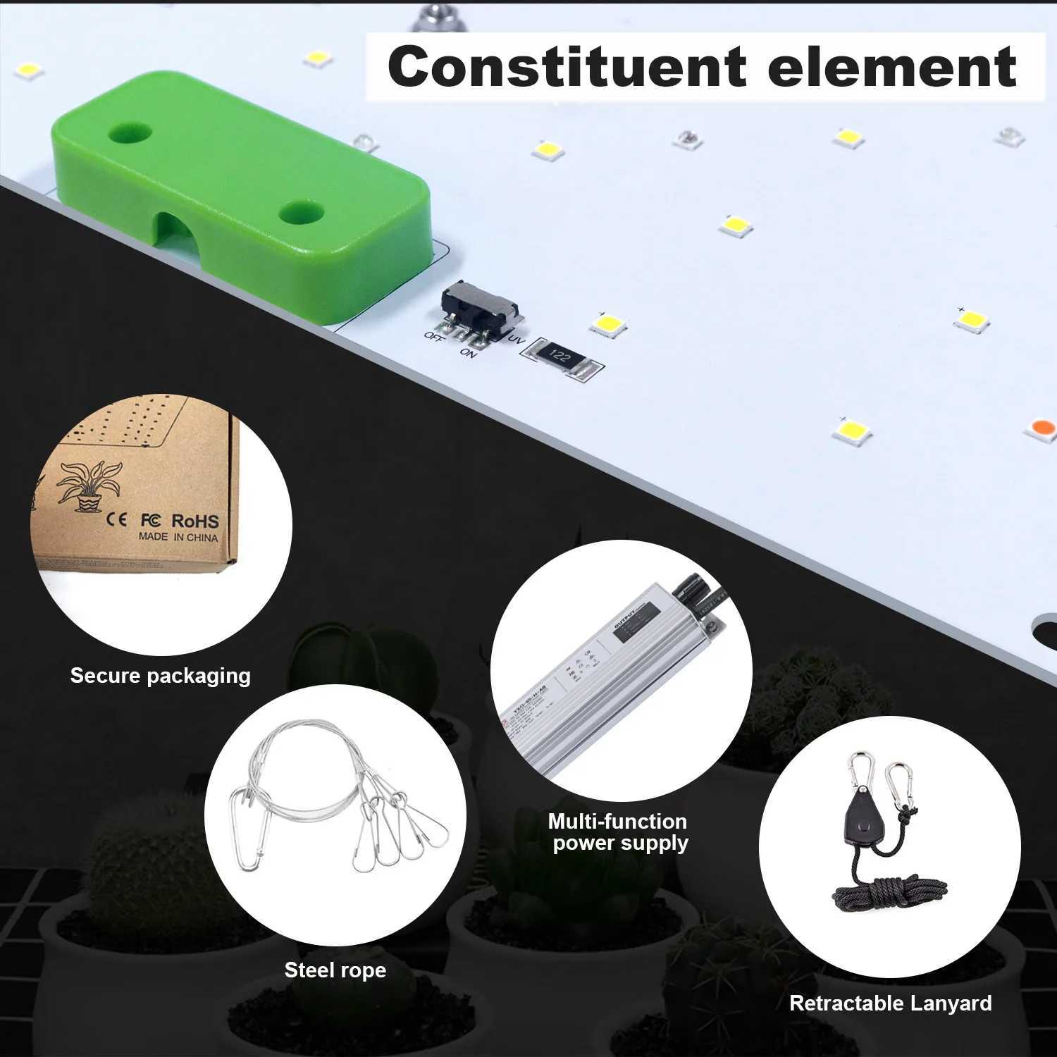 LM301h EVO 65w dimmable plant growth lamp used for plant growth and flowering C250919