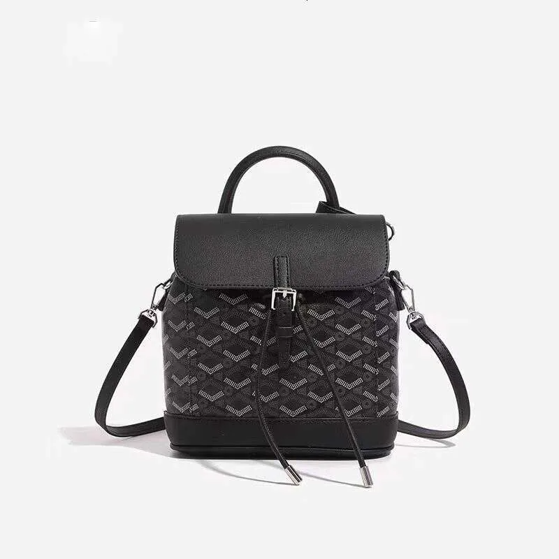 TOCCH LOGO Women's Handbag New Trend Commuter Large Capacity Backpack Color-Block Single Shoulder Crossbody Bag