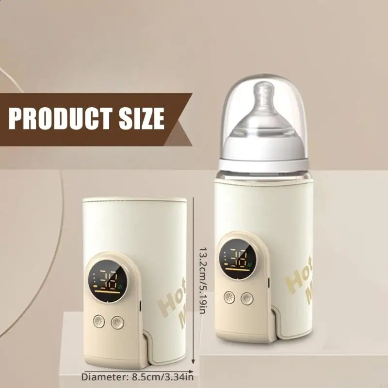 L5BB USB Multifunctional Baby Feeding Bottle Warmer Intelligent Constant Temperature Control Builtin High Capacity Battery 250918